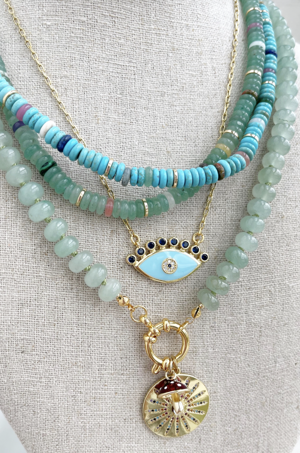Large Evil Eye Necklace