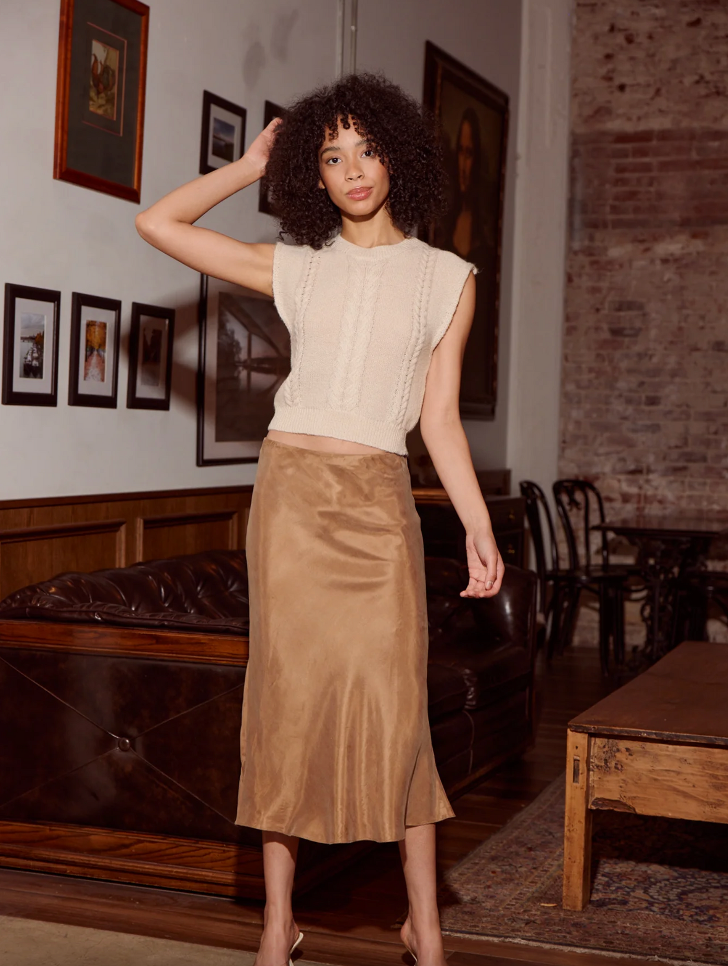 Adonia Bias Skirt