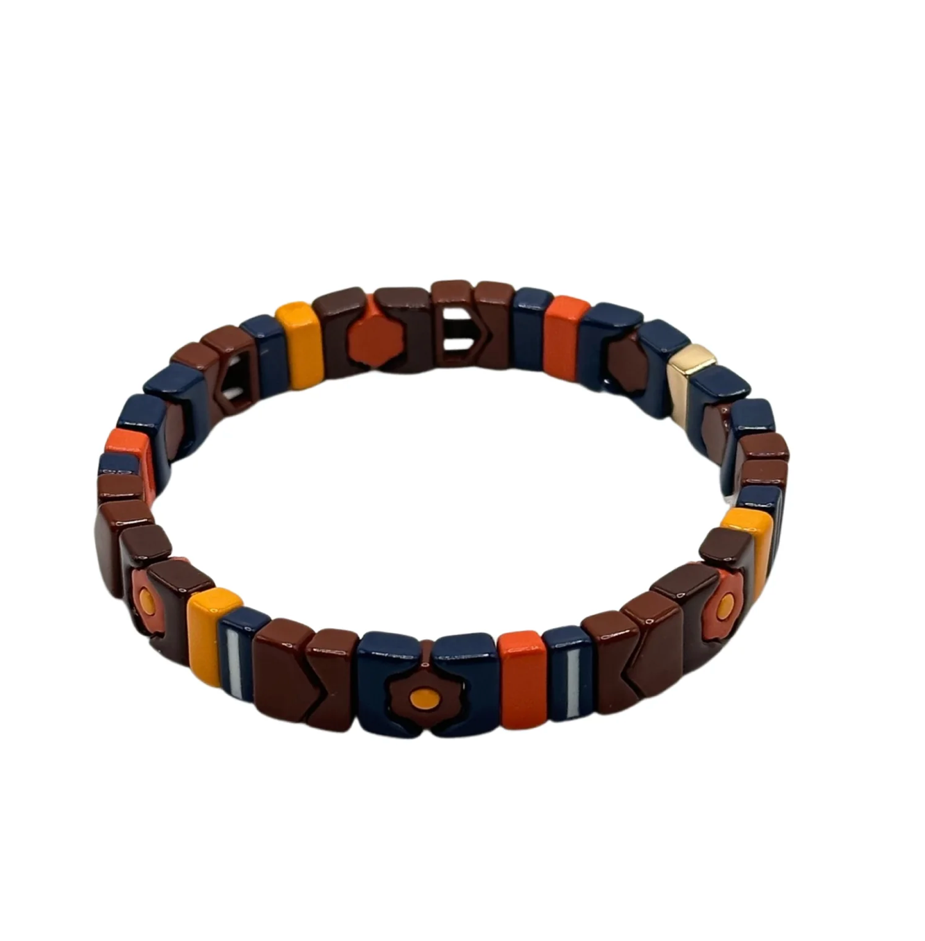 LLNY Crimson Floral Bracelet