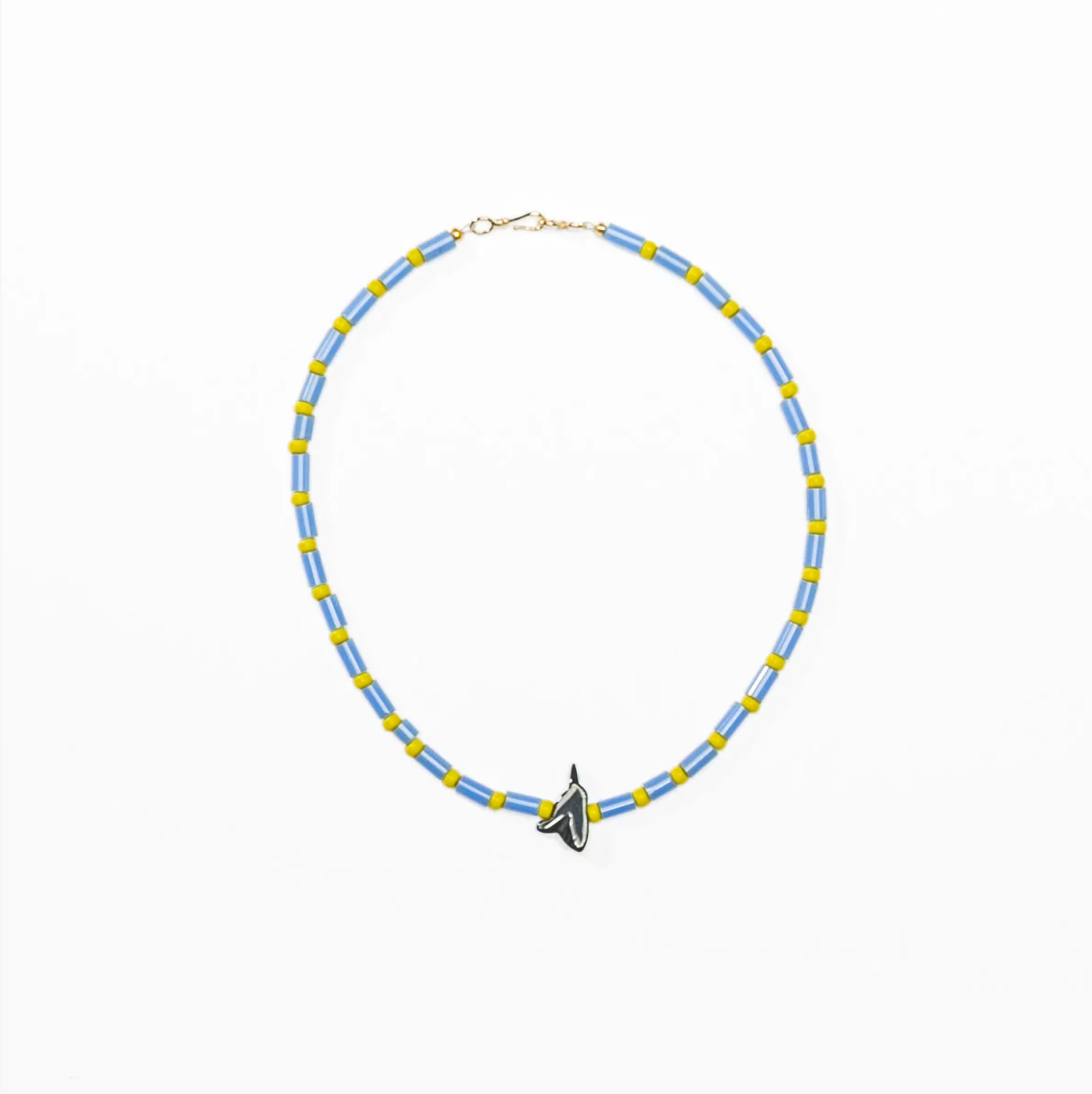 Black Hummingbird Necklace