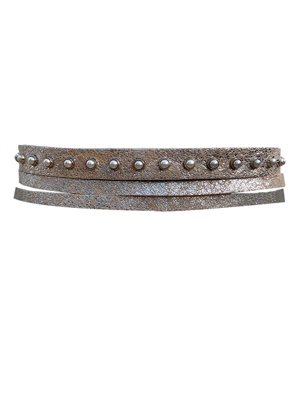ADA Evita Belt - Silver Shimmer - OS - Addie Rose Boutique - Austin
