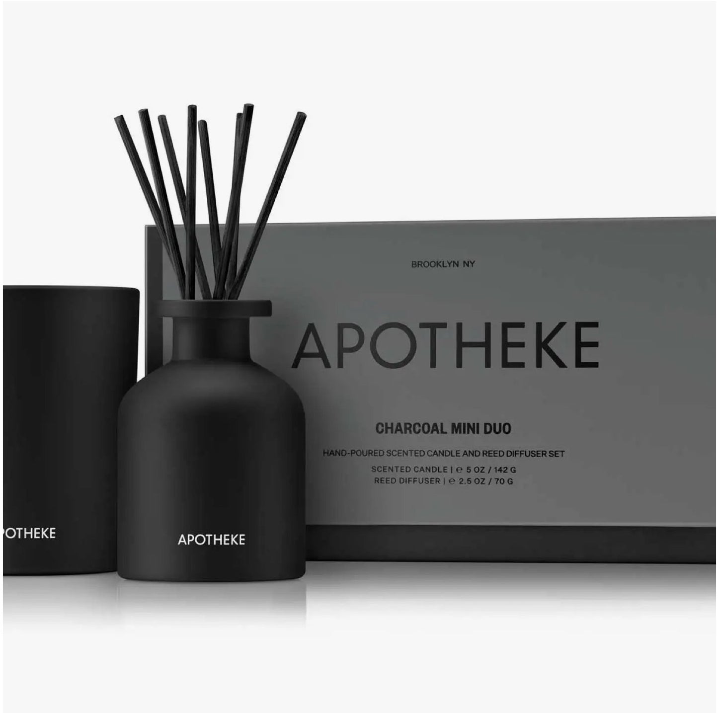 APOTHEKE Charcoal Candle & Diffuser Set - Addie Rose Boutique - Austin