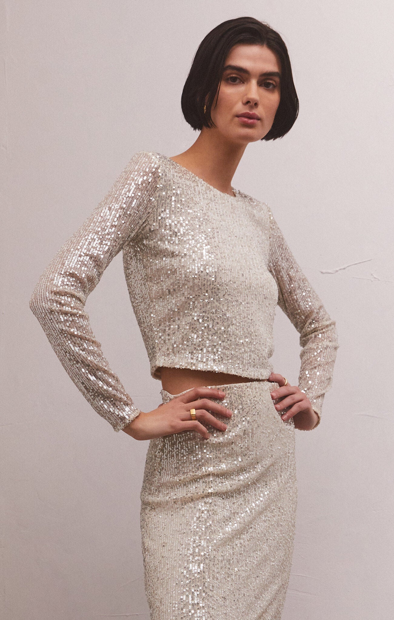 Aurora Sequin Skirt - Addie Rose Boutique - Austin