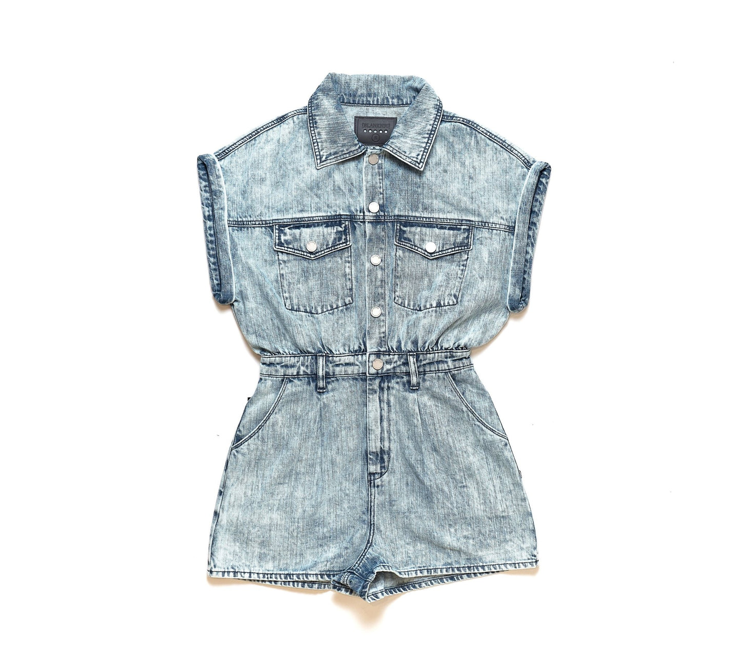 Backstage Jean Romper - Addie Rose Boutique - Austin