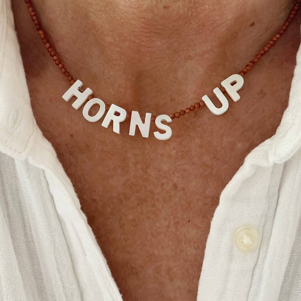 Horns Up Necklace