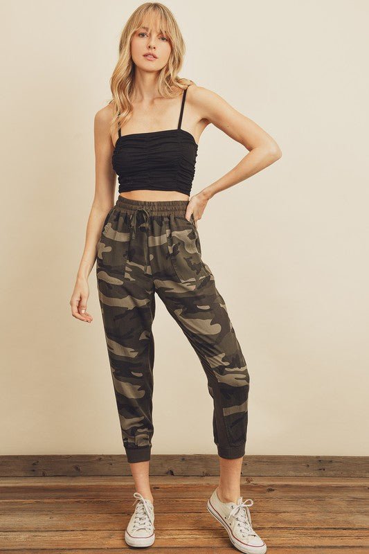 Camo Joggers - Addie Rose Boutique - Austin
