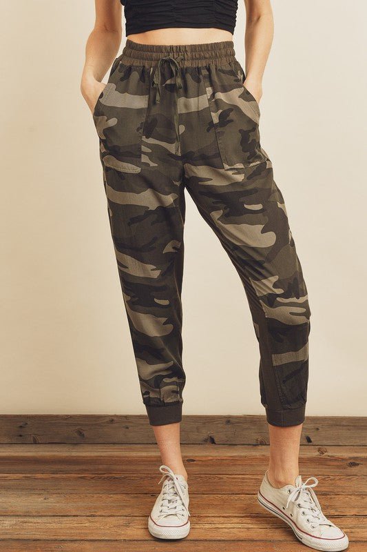 Camo Joggers - Addie Rose Boutique - Austin