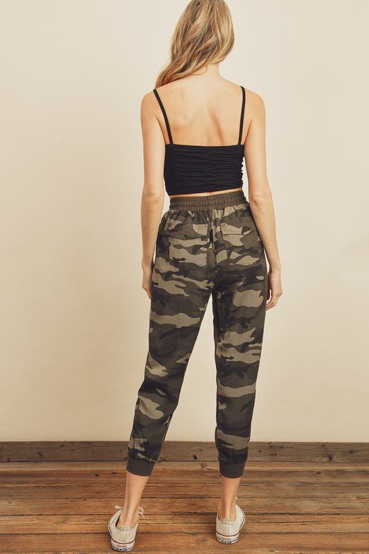 Camo Joggers - Addie Rose Boutique - Austin