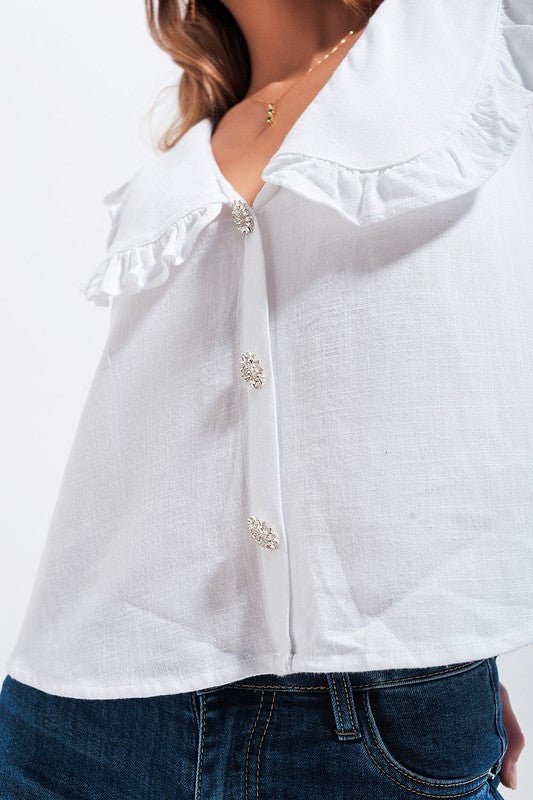 Cassandra Bib Top - Addie Rose Boutique - Austin