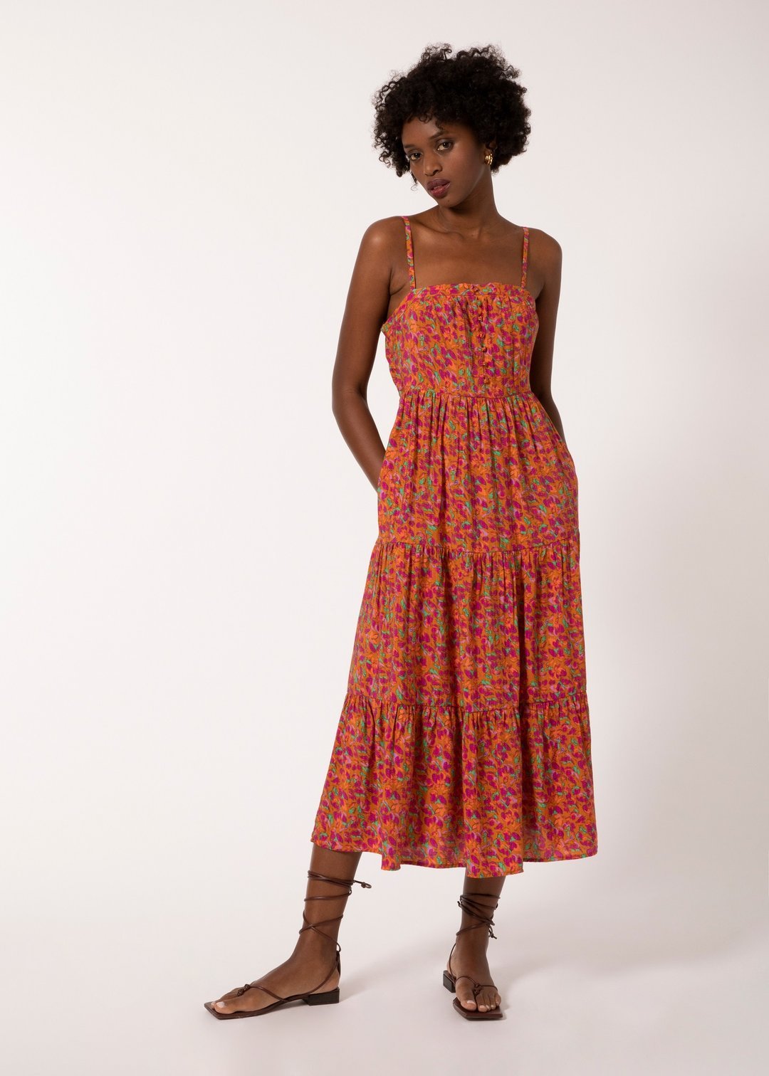 Cassie Floral Dress - Addie Rose Boutique - Austin