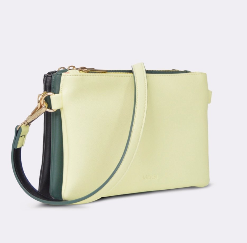Chelsea Trio Crossbody - Lime - Addie Rose Boutique - Austin