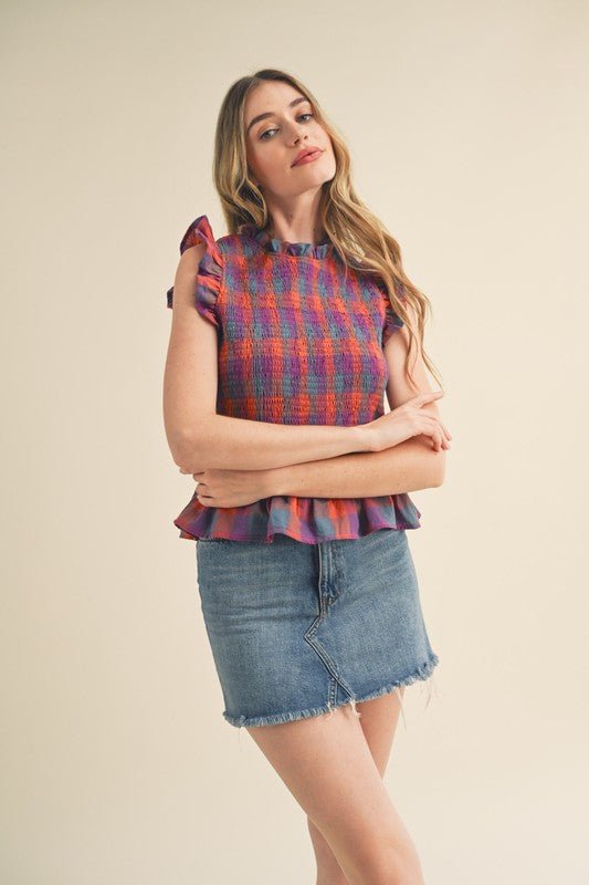 Cyndi Peplum - Addie Rose Boutique - Austin
