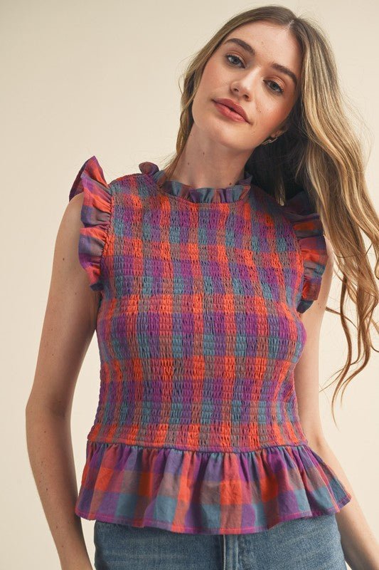 Cyndi Peplum - Addie Rose Boutique - Austin