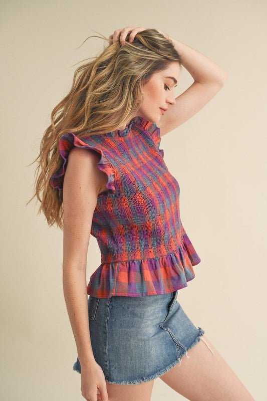 Cyndi Peplum - Addie Rose Boutique - Austin
