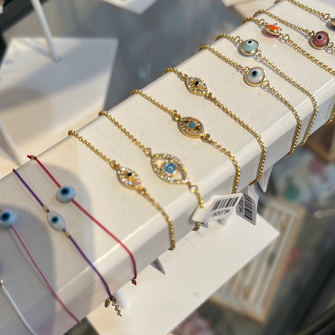 CZ Evil Eye Bracelet - Addie Rose Boutique - Austin