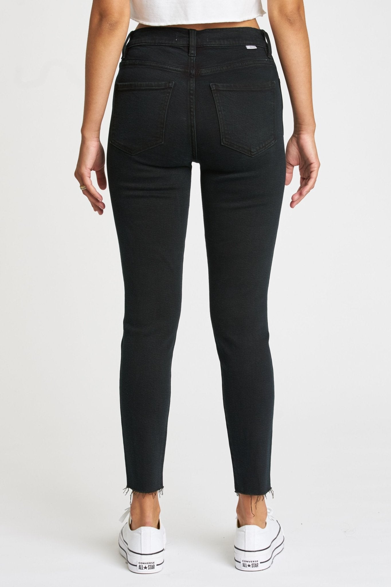 Daze High Rise Skinny in Black - Addie Rose Boutique - Austin