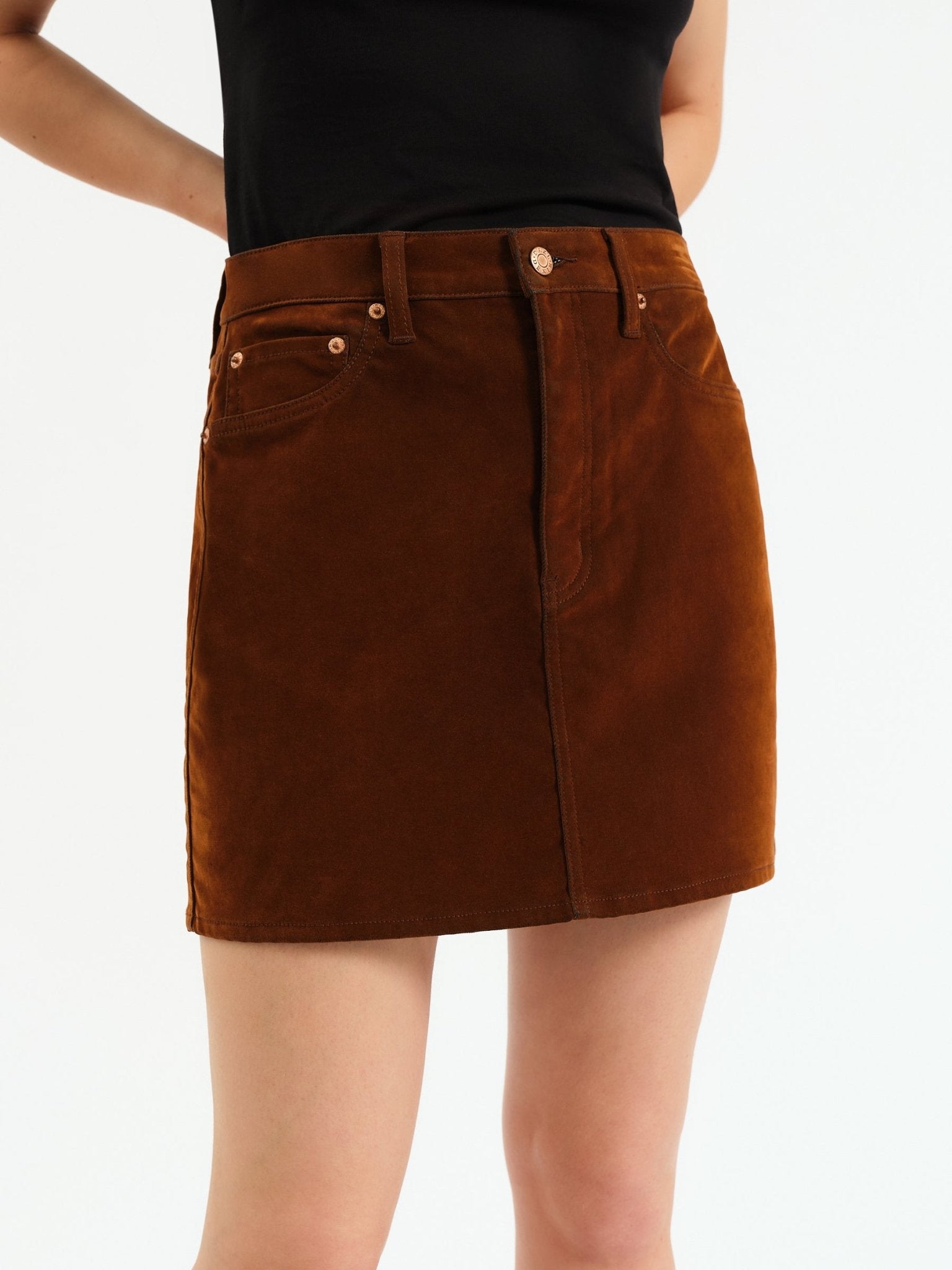 Daze Suede Skirt - Addie Rose Austin