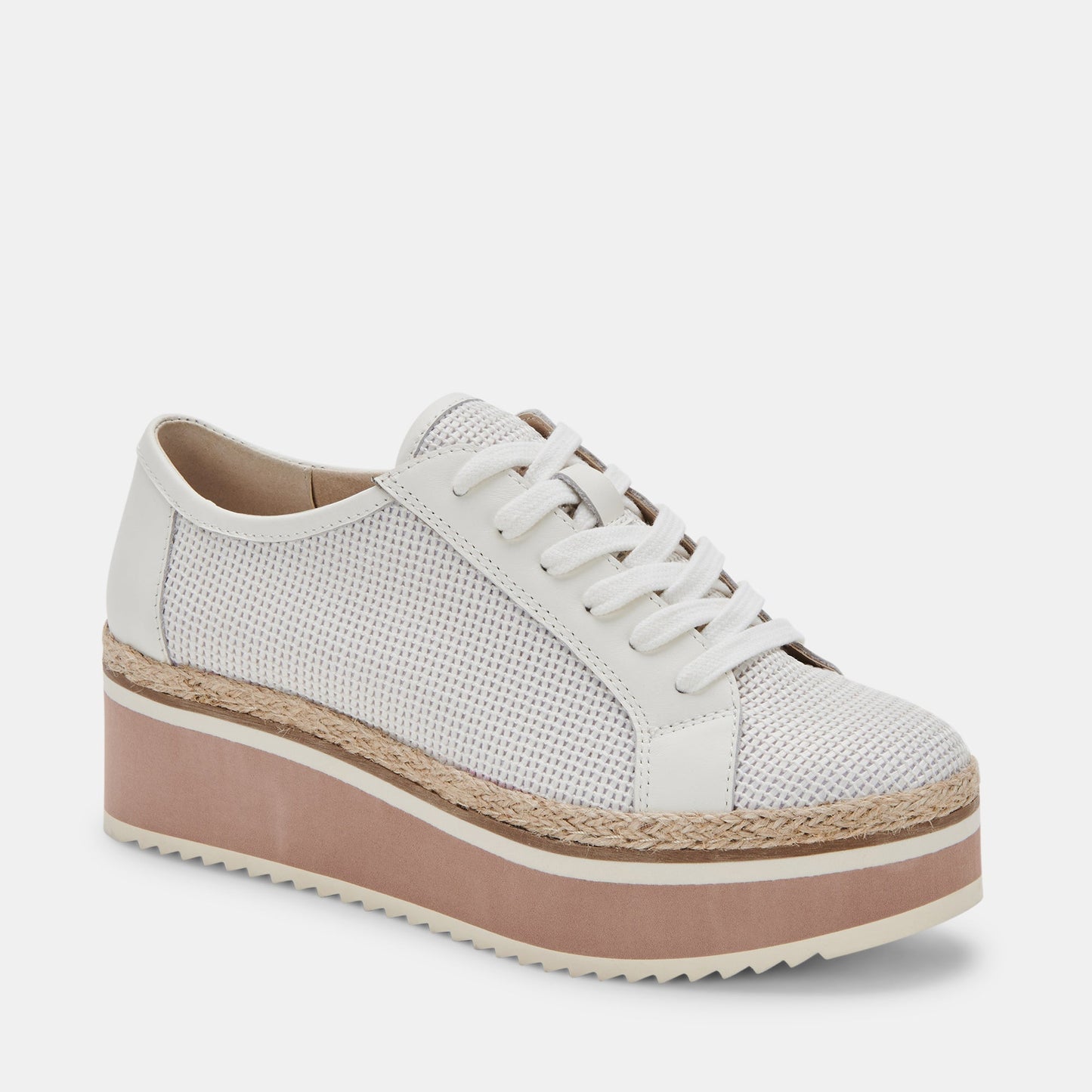 Dolce Vita Telah Sneakers in White Mesh - Addie Rose Boutique - Austin