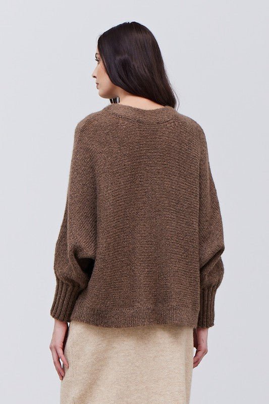 Dolman Sweater Top - Addie Rose Boutique - Austin