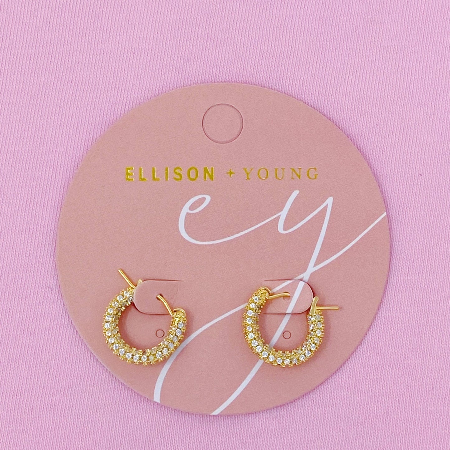 Elegant Shine Hoop Earrings - Addie Rose Boutique - Austin