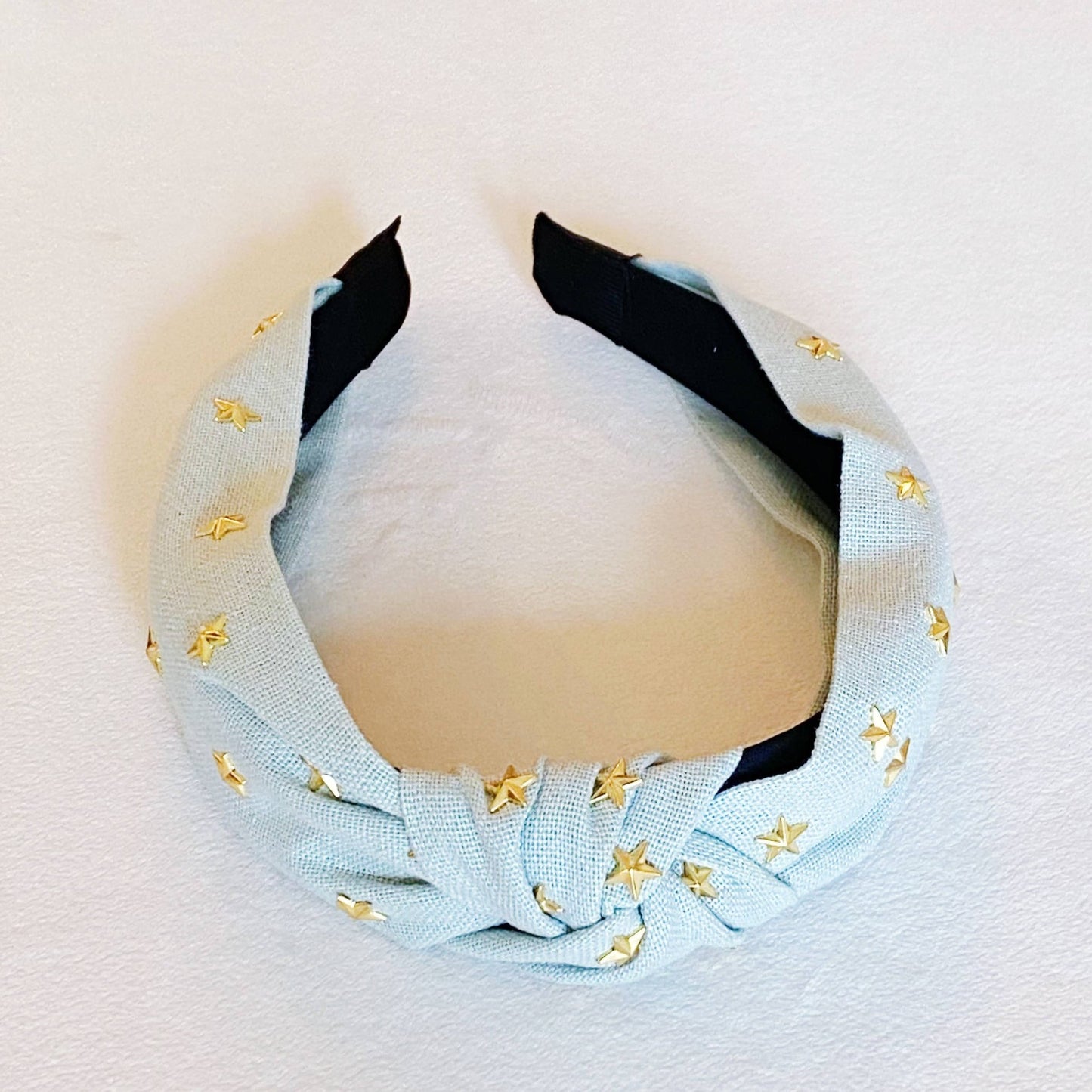 Ellison+Young - Gold Stars Knotted Headband - Addie Rose Boutique - Austin