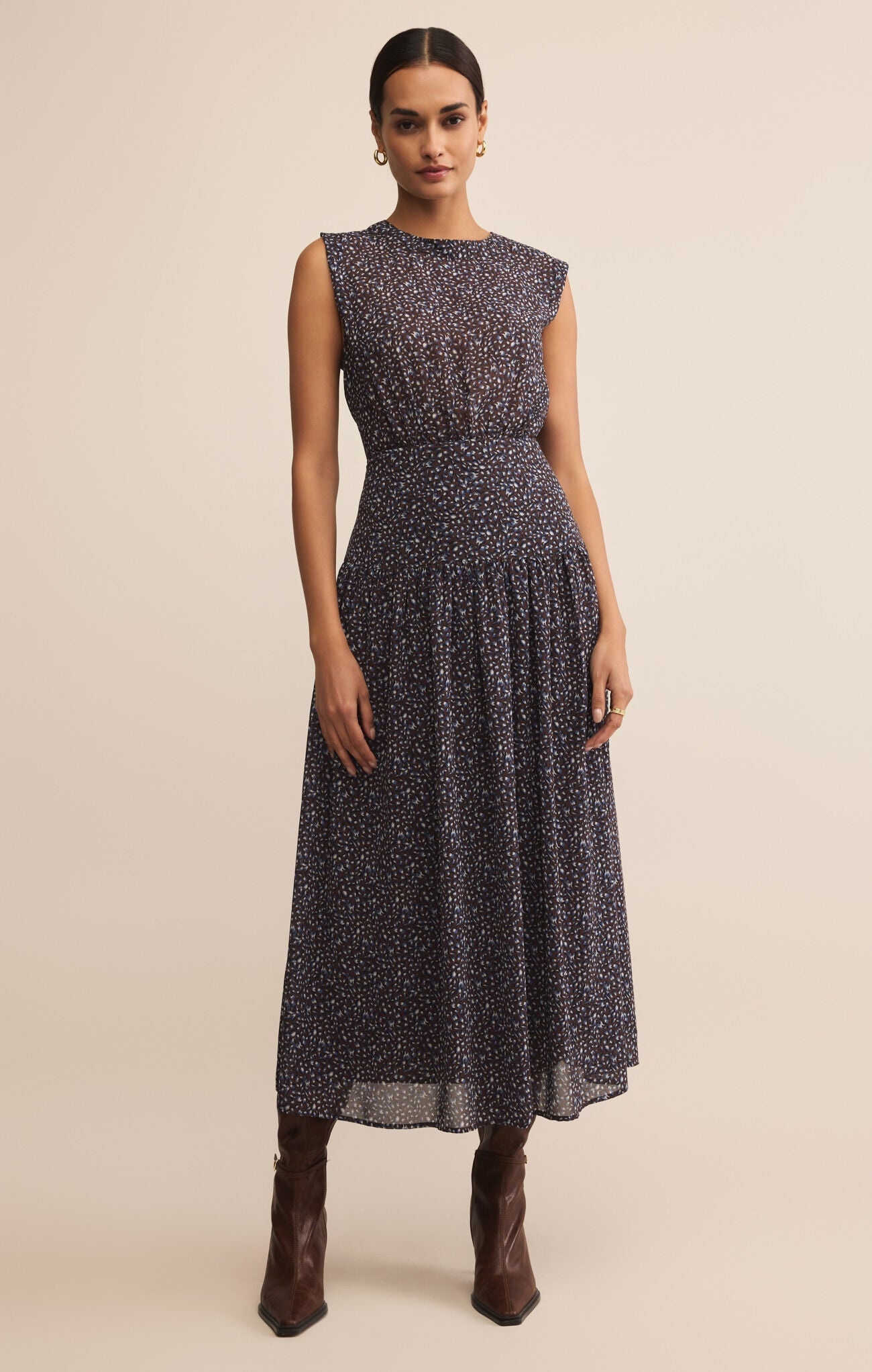 austin floral print midi dress Floral Printed Dress Addie Rose Austin