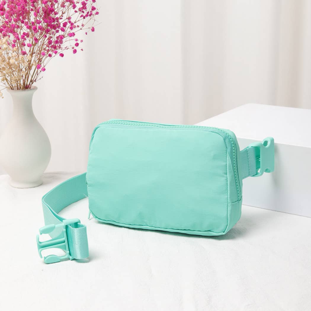 Fashion City - Water - Resistant Mini Sling Belt Bag - Light Colors - Addie Rose Boutique - Austin