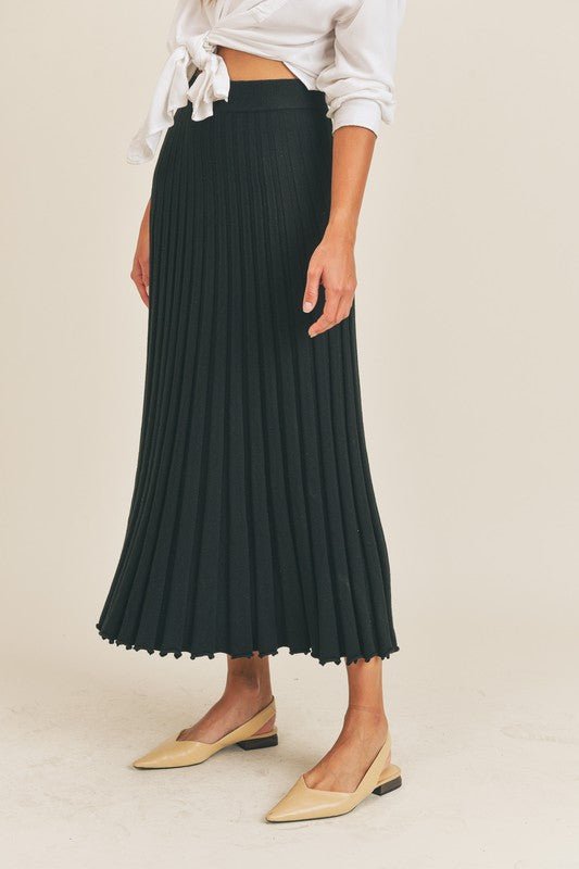 Flounce Sweater Skirt - Addie Rose Boutique - Austin