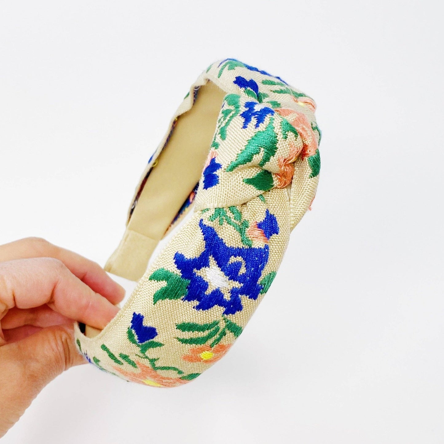 French Floral Embroidered Headband - Addie Rose Boutique - Austin