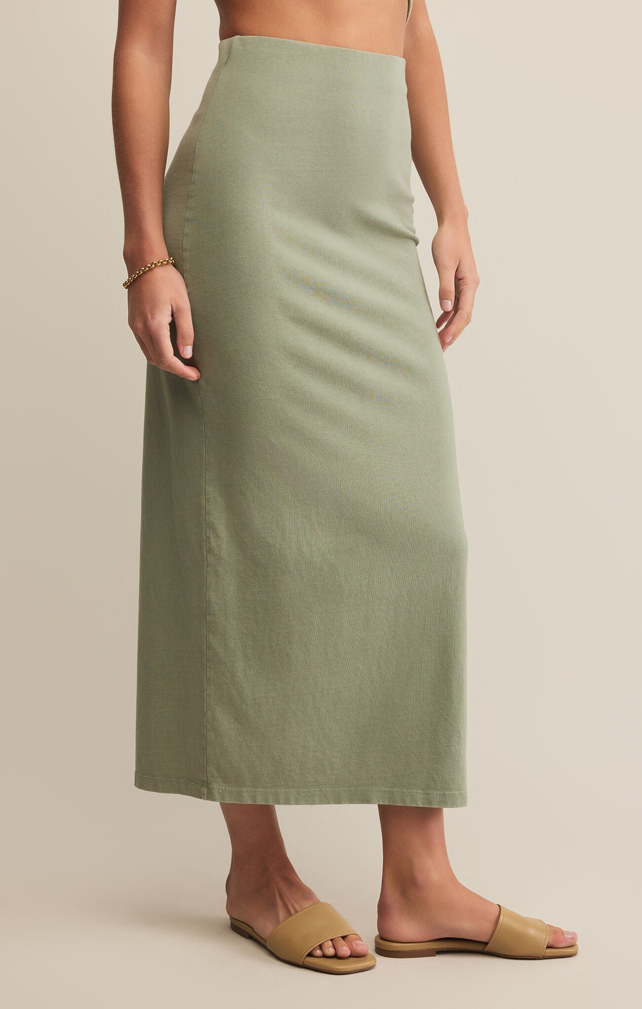 Gail Jersery Midi Skirt - Addie Rose Boutique - Austin
