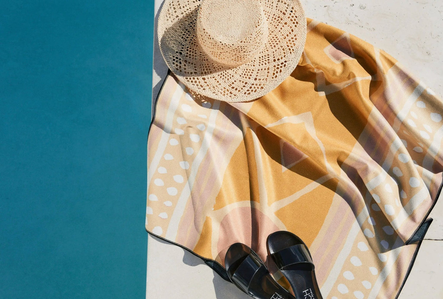 Geometry - Beaded Beach/Yoga Towel - Addie Rose Boutique - Austin