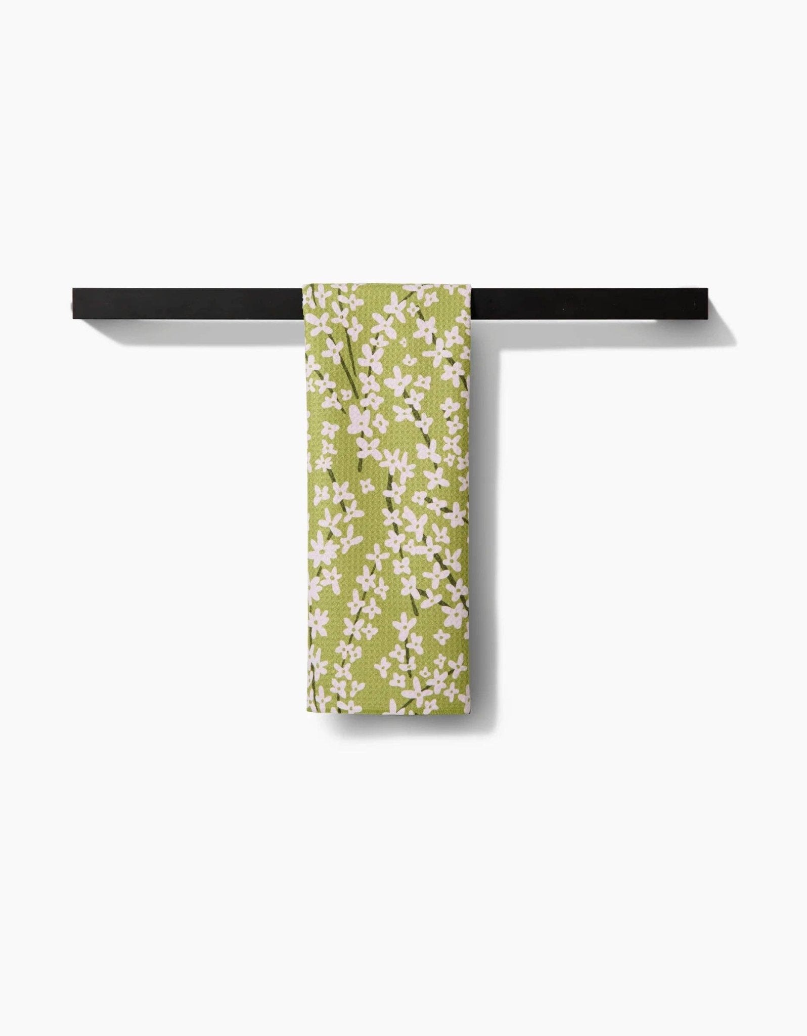 Geometry - Spring Green Forsythia Tea Towel - Addie Rose Boutique - Austin