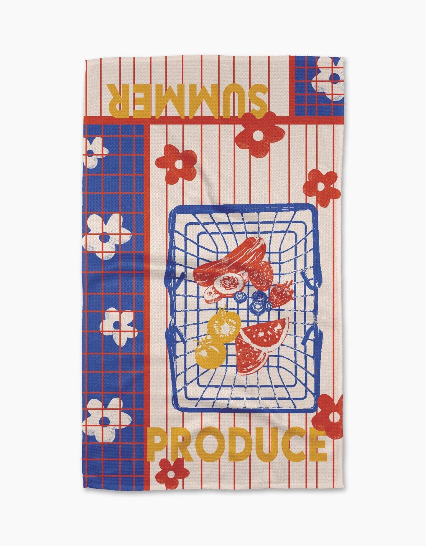 Geometry - Summer Produce Poster Tea Towel - Addie Rose Boutique - Austin