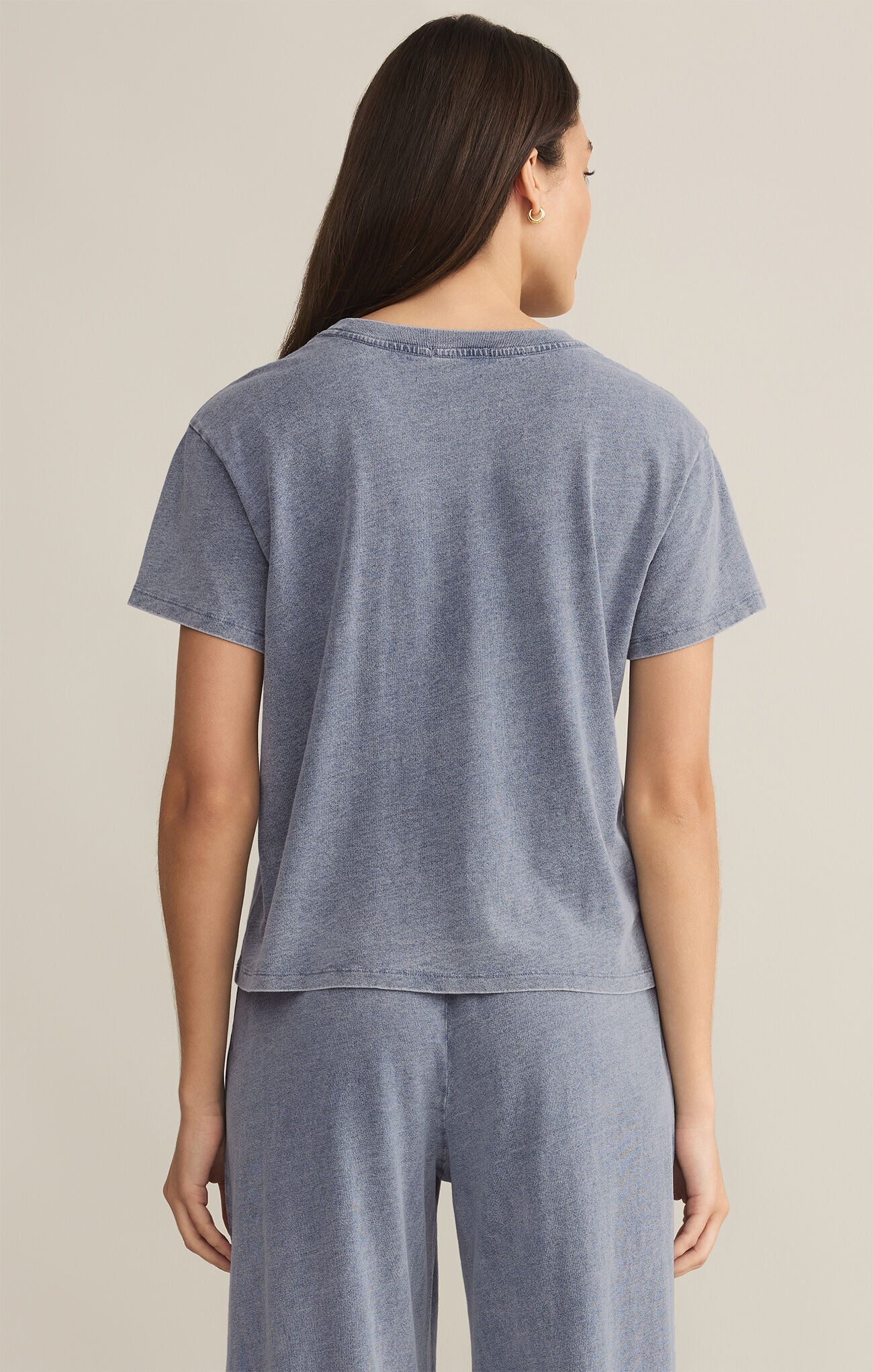 Go To Denim Tee - Addie Rose Boutique - Austin