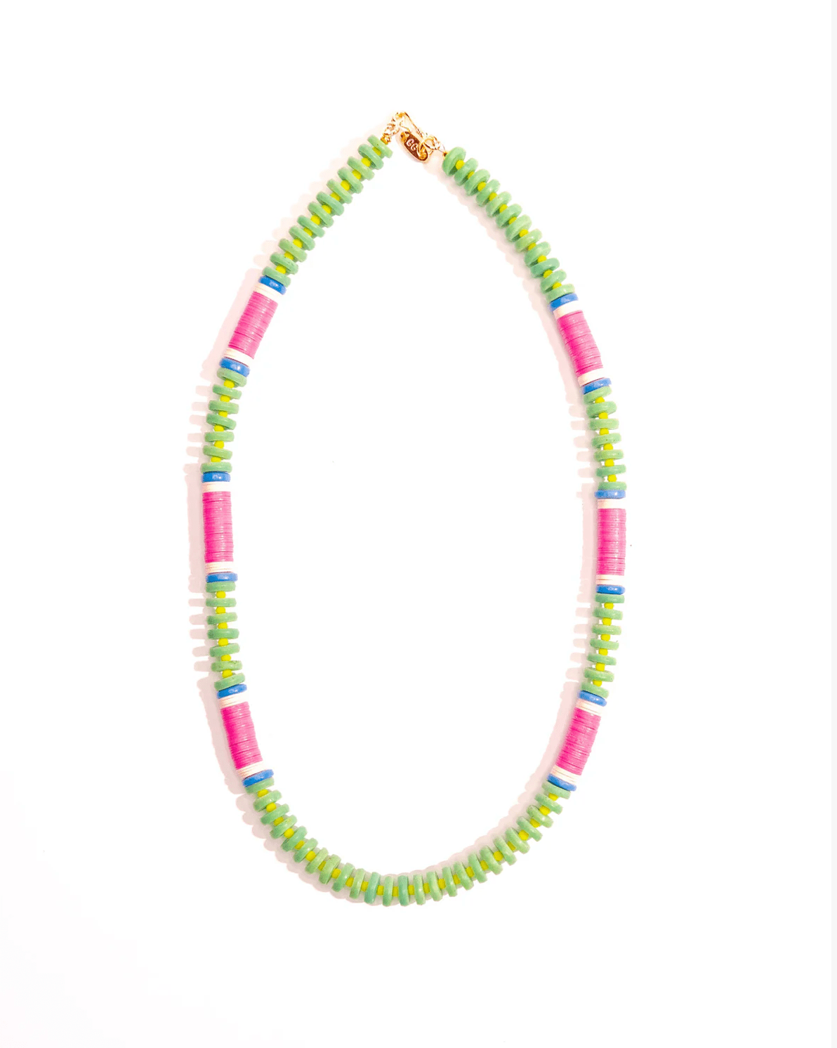 Green & Vinyl Necklace - Addie Rose Boutique - Austin