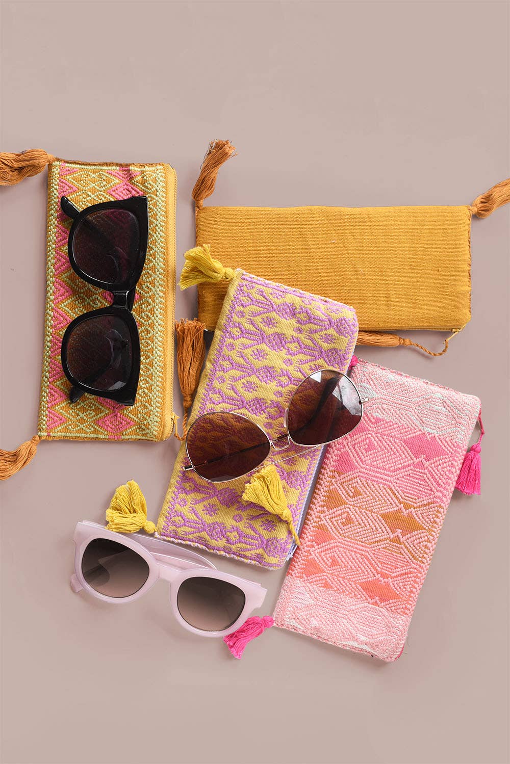 Handwoven Sunglasses Pouch Bundle - Addie Rose Boutique - Austin