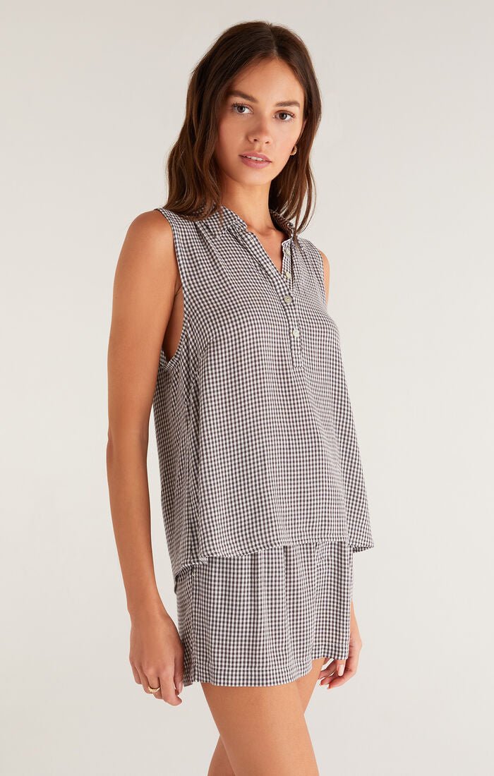 Harper Gingham Top - Addie Rose Boutique - Austin