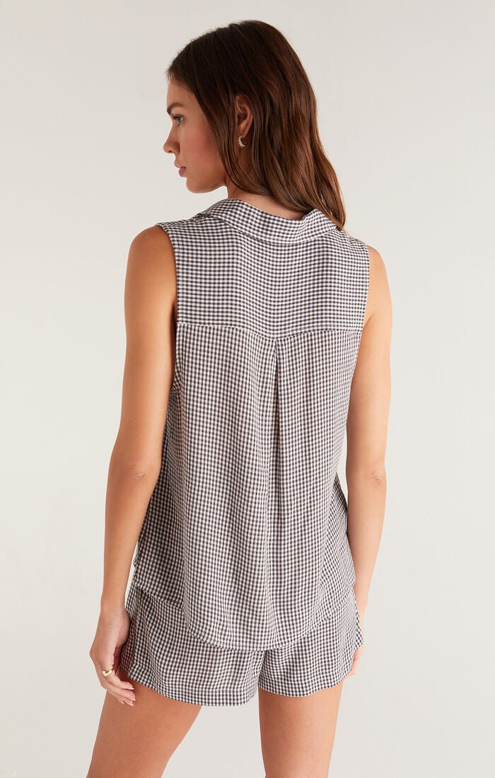 Harper Gingham Top - Addie Rose Boutique - Austin