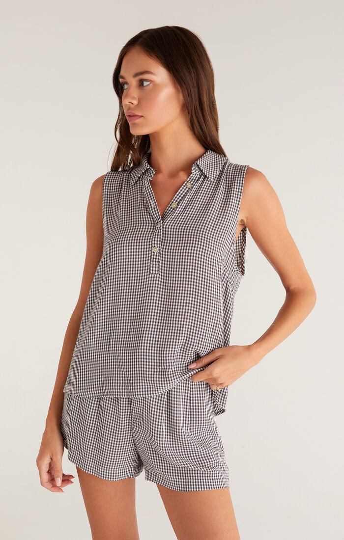 Harper Gingham Top - Addie Rose Boutique - Austin