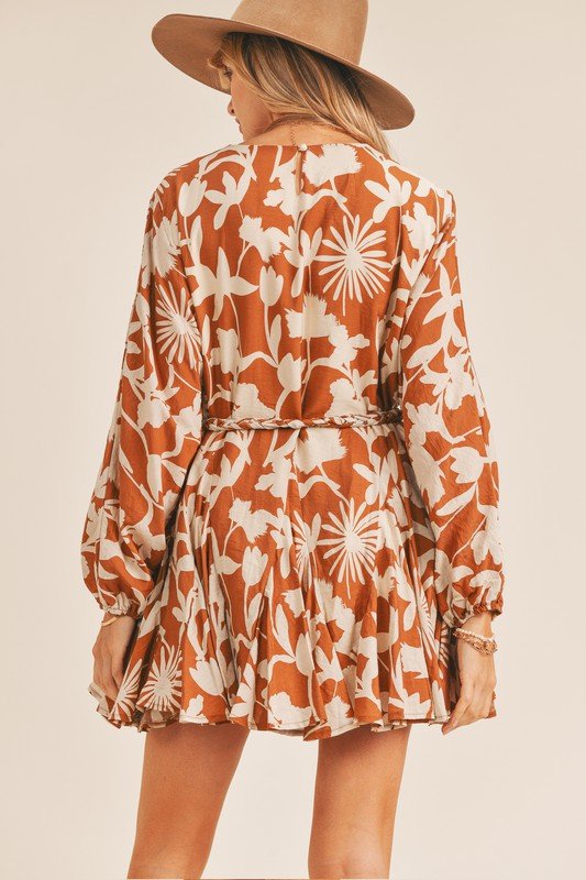 Jaycee Long Sleeve Dress - Addie Rose Boutique - Austin