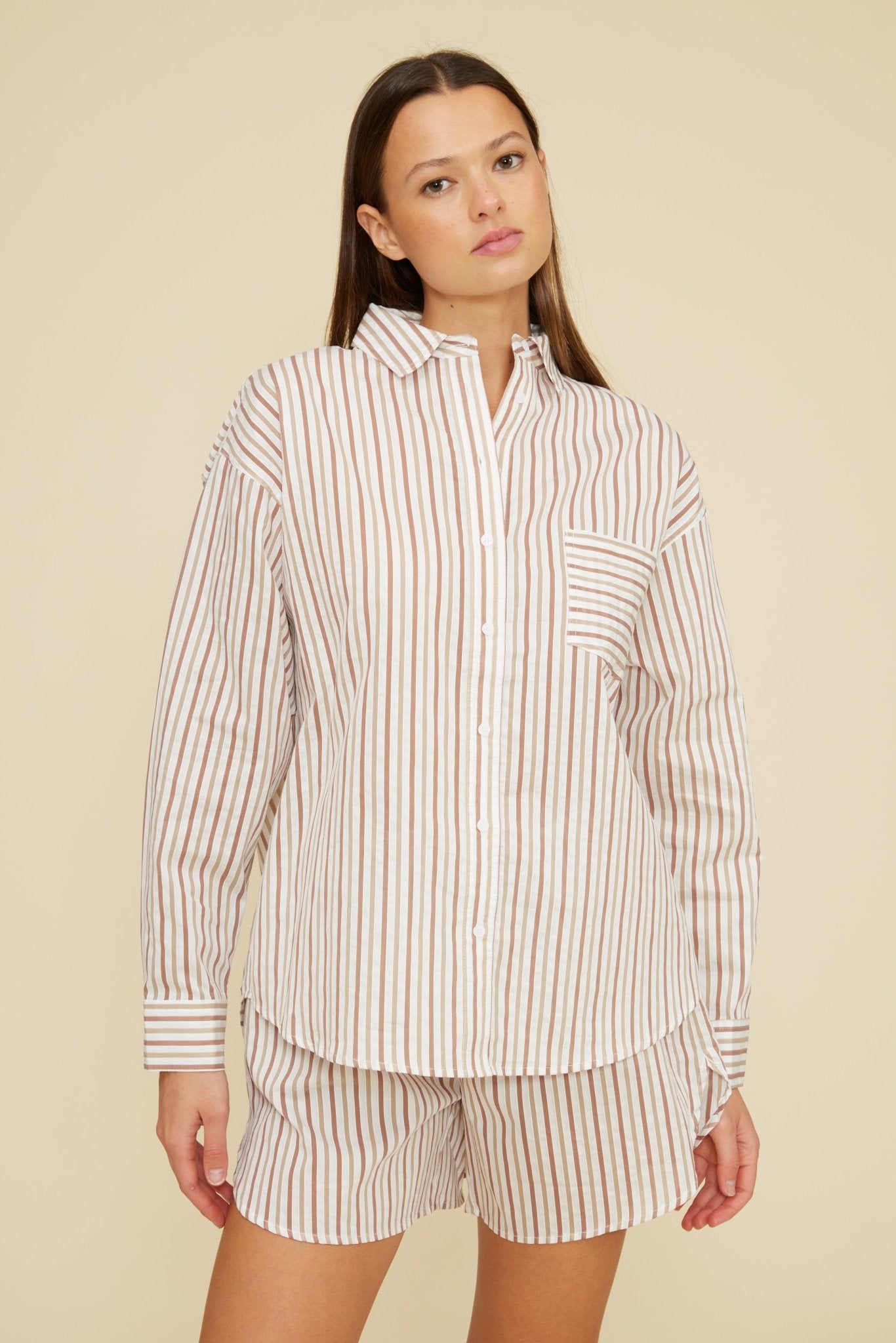 Jenny Oversized Button Down - Addie Rose Austin