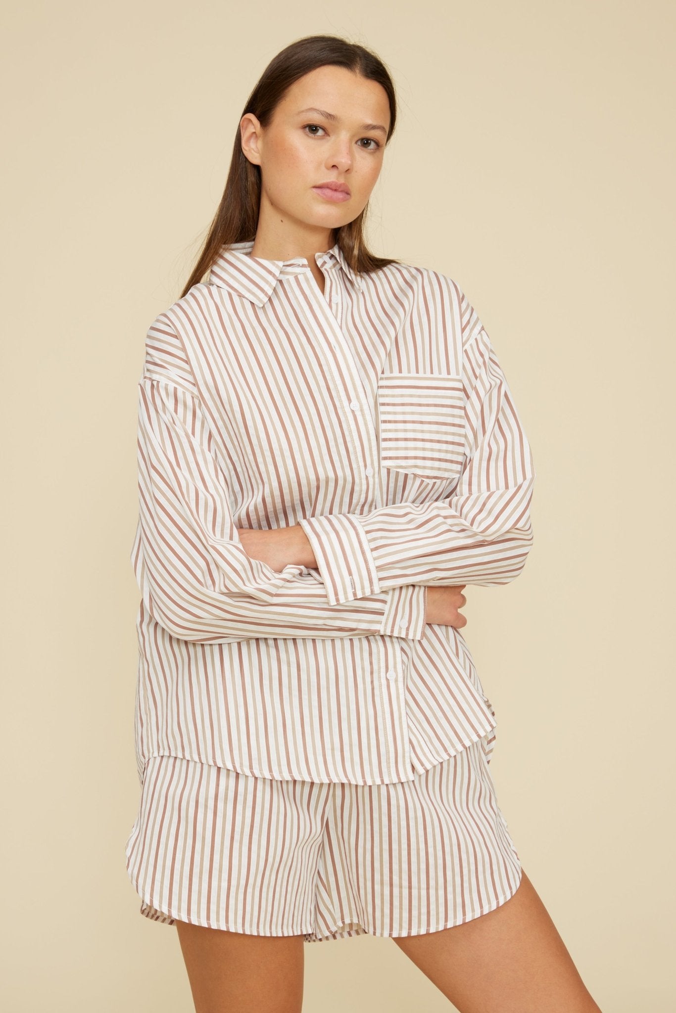 Jenny Oversized Button Down - Addie Rose Austin