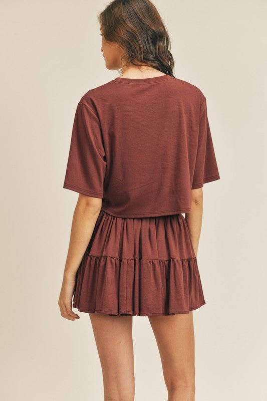 Jorja Red Bean Short - Addie Rose Boutique - Austin