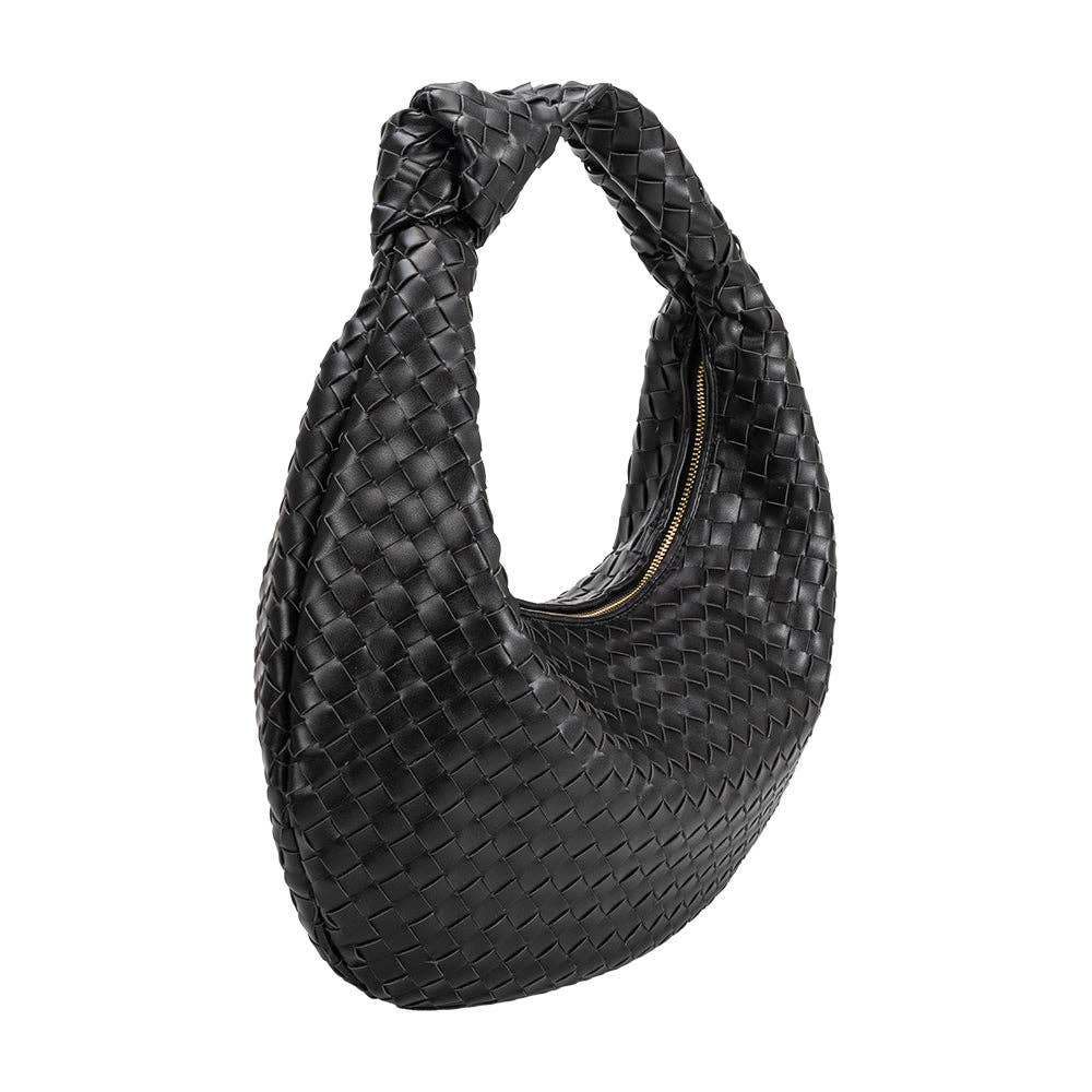 Katherine Black Extra Large Recycled Vegan - Addie Rose Boutique - Austin