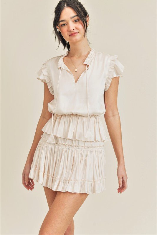 Lacey Silky Dress - Addie Rose Boutique - Austin