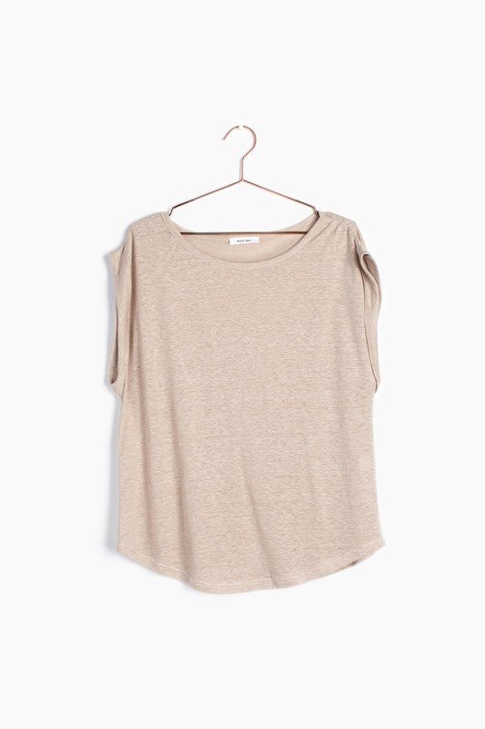 Lauri Short Sleeve Top - Addie Rose Boutique - Austin