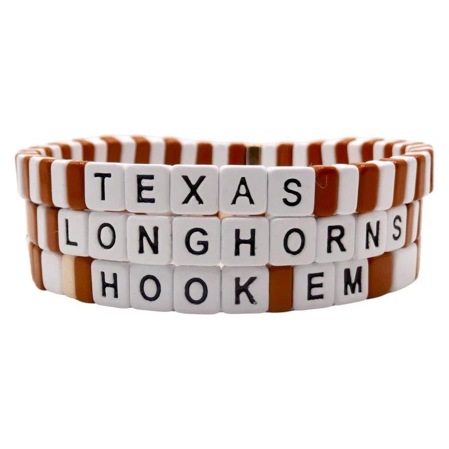 LLNY University of Texas Bracelets - Addie Rose Austin