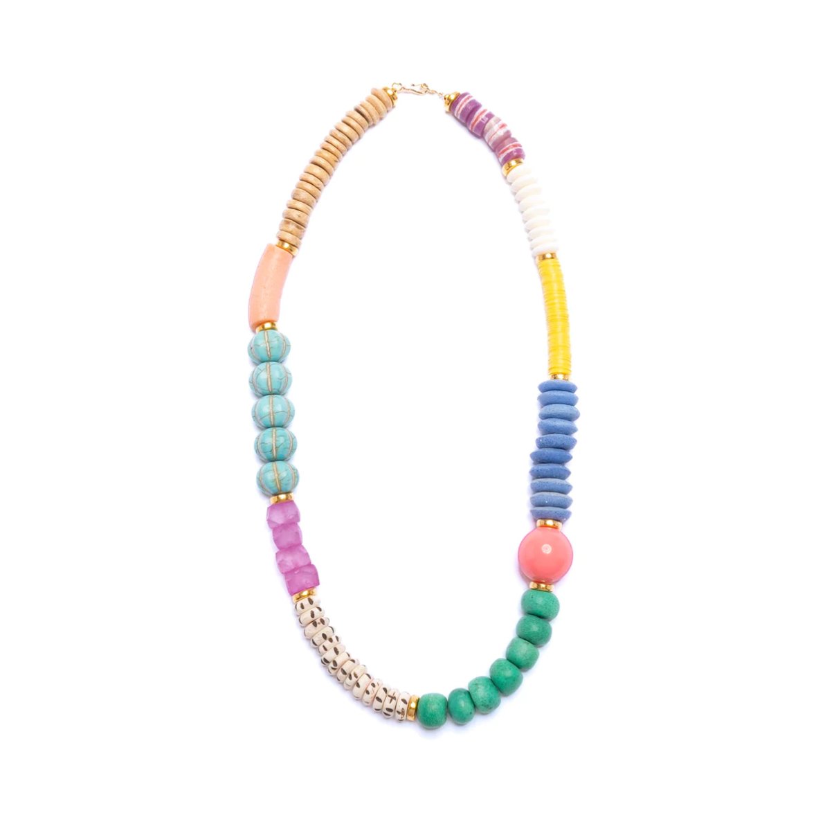 Long Mixed Media Necklace - Addie Rose Boutique - Austin