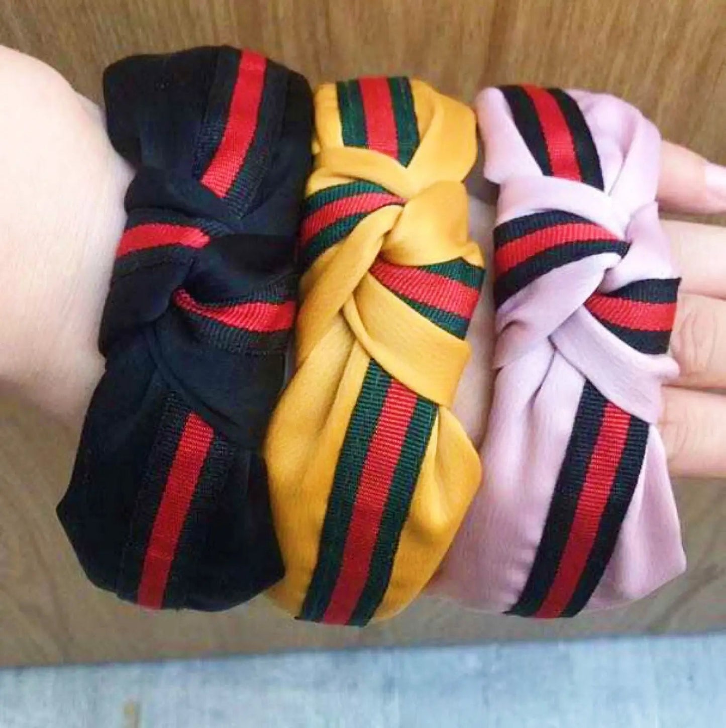 Luxe Stripe Headband - Addie Rose Boutique - Austin