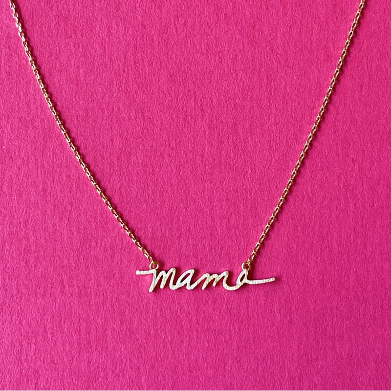 Mama Script Necklace - Addie Rose Boutique - Austin